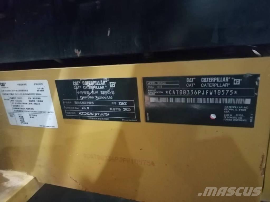 CAT 2020 CAT 336Gc Escavatori gommati