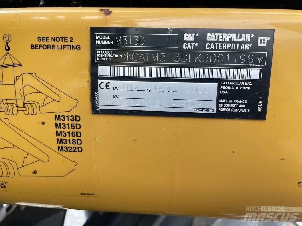 CAT M313D - CE Escavatori gommati
