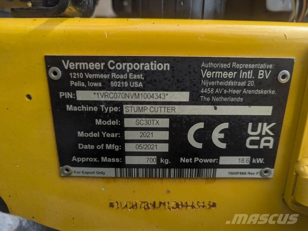 Vermeer SC30TX Smerigliatrici