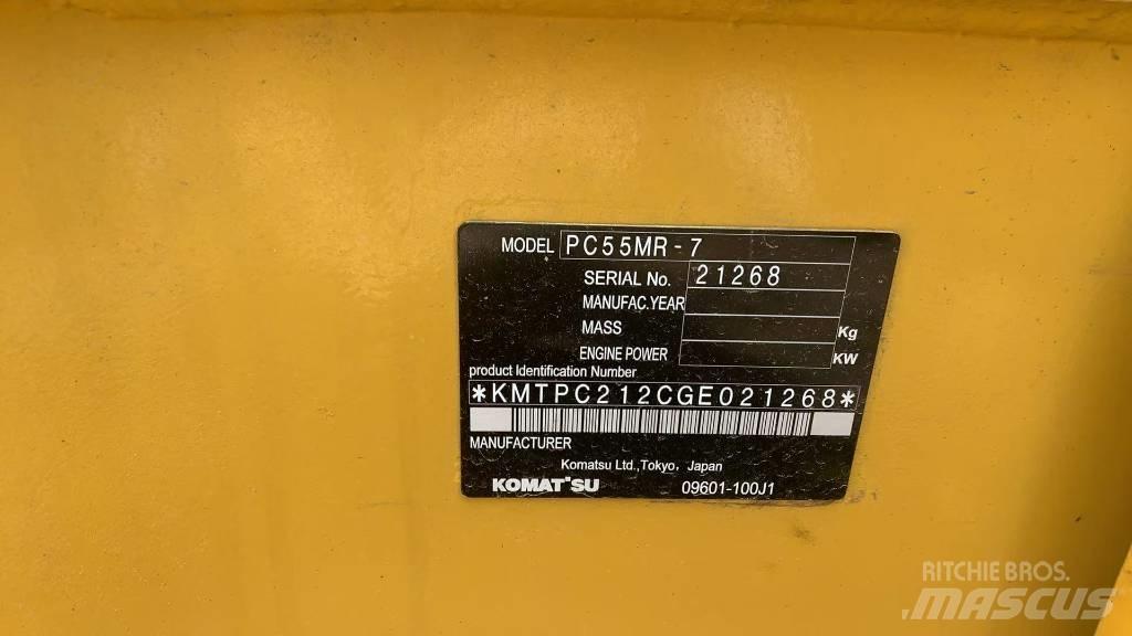 Komatsu PC 55 MR Escavatori cingolati