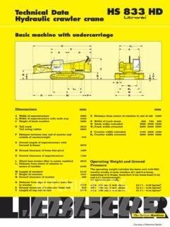Liebherr HS 833 HD Escavatori dragline
