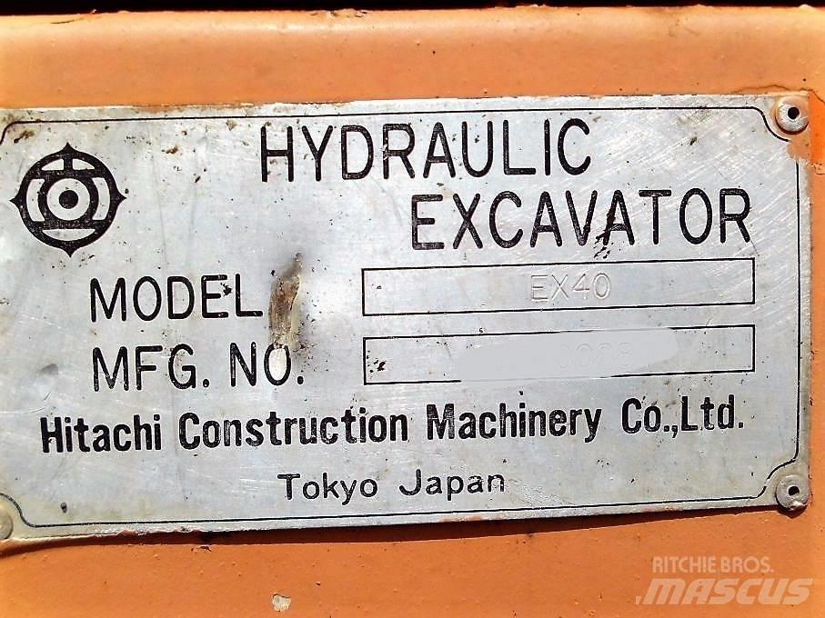 Hitachi EX 40 Miniescavatori