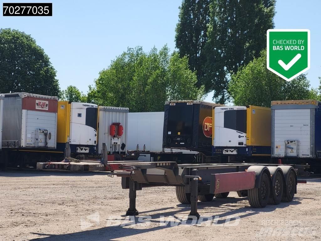 Van Hool 3 axles Semirimorchi portacontainer