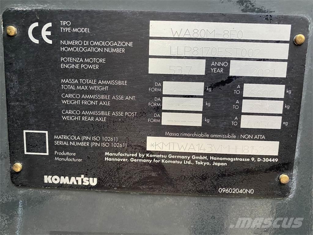 Komatsu WA80M-8EO Pale multiuso