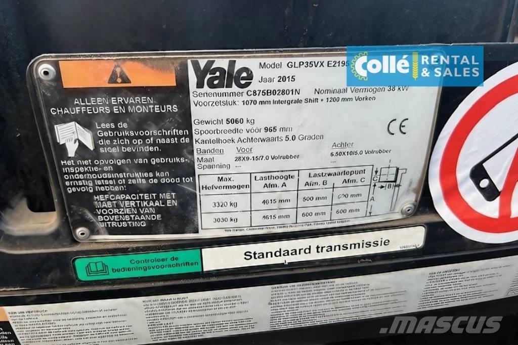Yale GLP 35 VX | 2015 Carrelli elevatori GPL