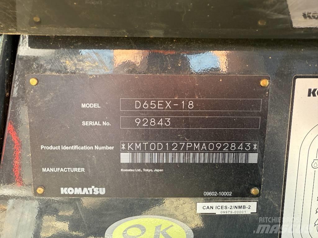 Komatsu D65EX-18 Dozer cingolati
