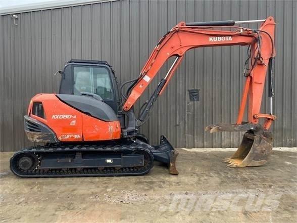 Kubota KX080-4 Escavatori cingolati