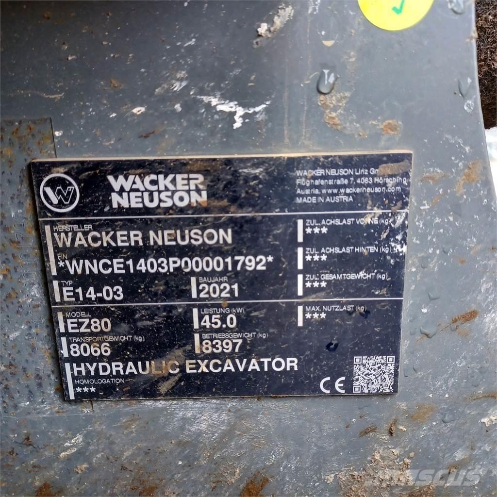 Wacker Neuson EZ80 Escavatori cingolati