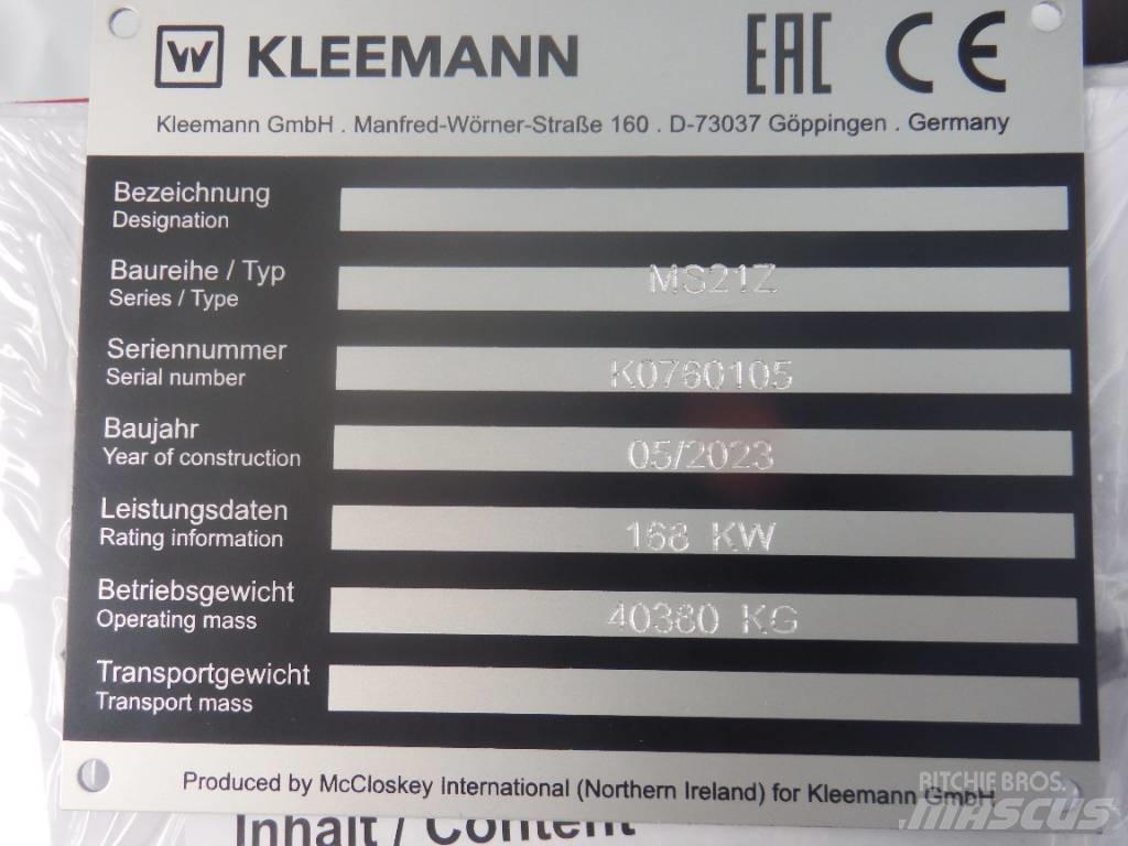 Kleemann MS 21 Z Vagli vibranti