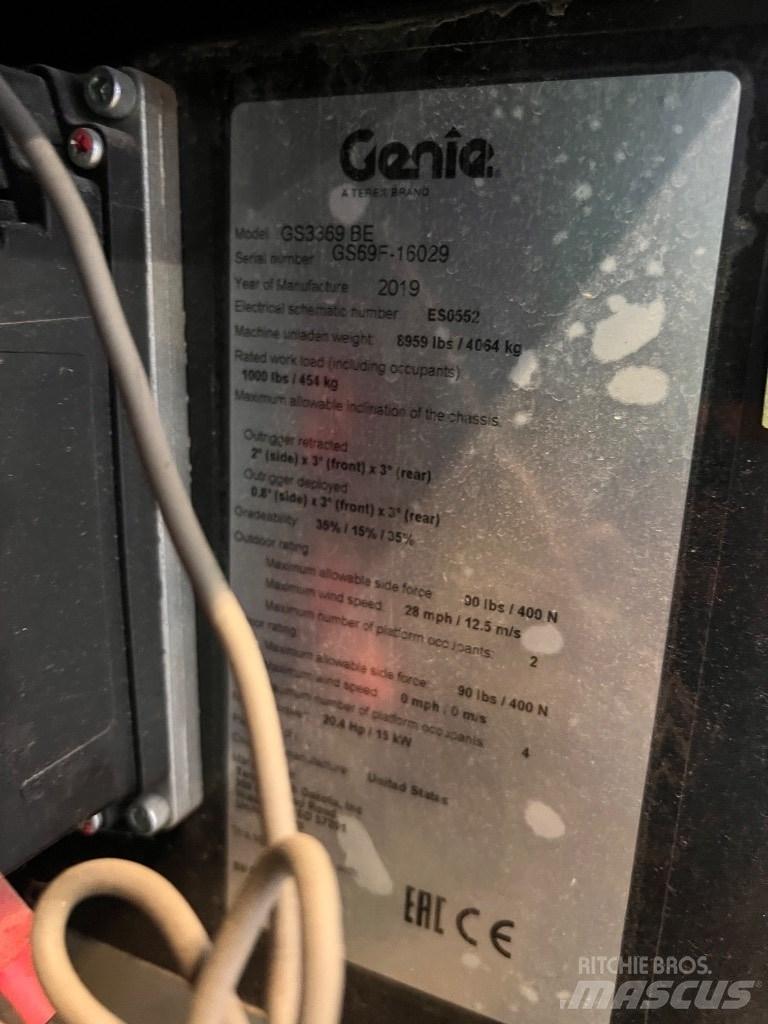 Genie GS 3369 BE Piattaforme a pantografo