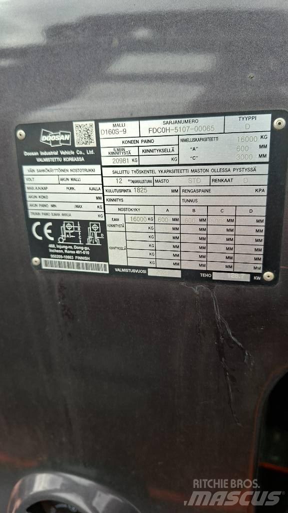 Doosan D160S-9 Carrelli elevatori diesel