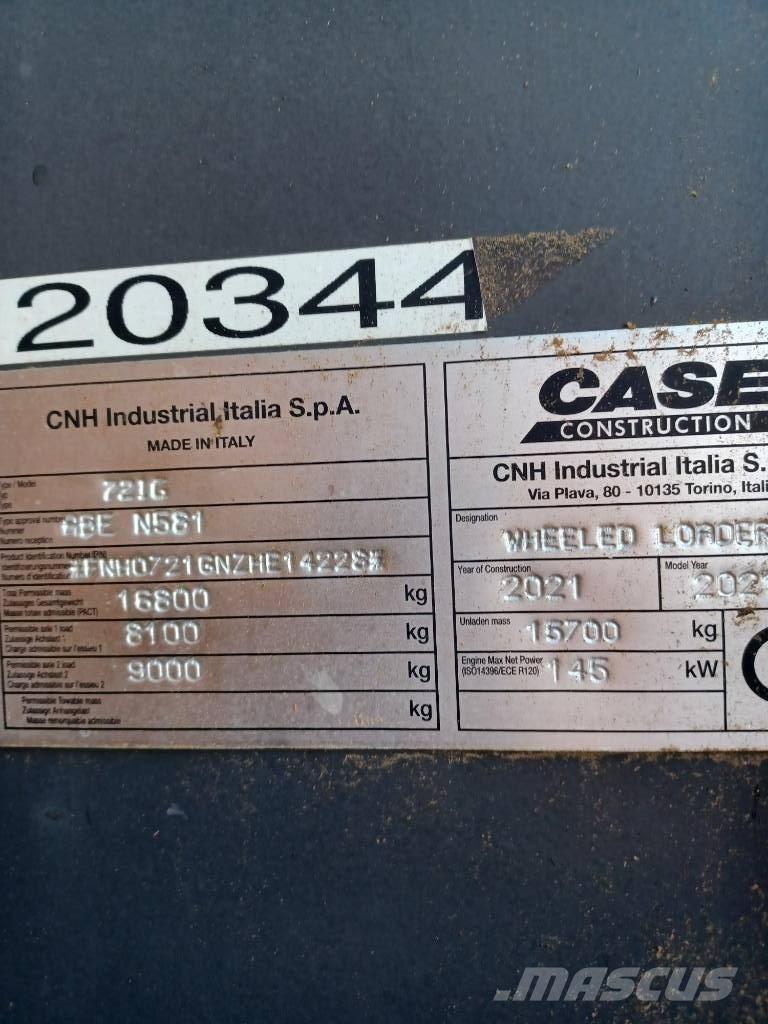 CASE 721 G Evolution Pale gommate