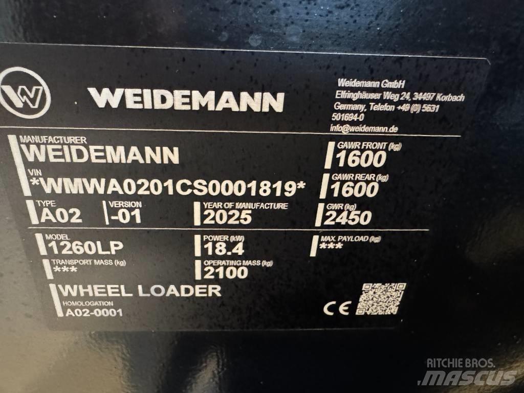 Weidemann 1260 LP Pale multiuso