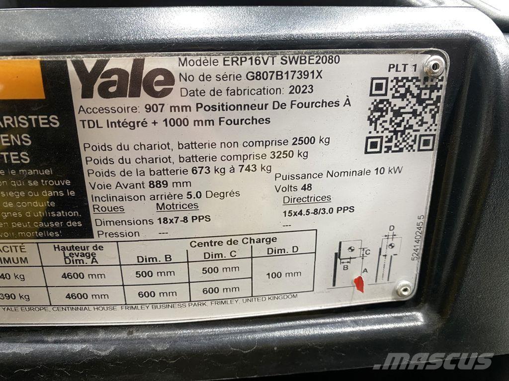 Yale ERP16VT Carrelli elevatori elettrici