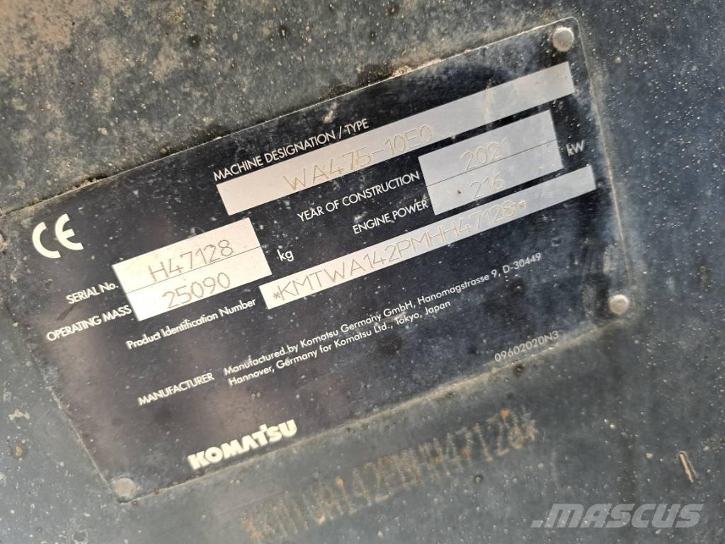 Komatsu WA475-10E0 Pale gommate