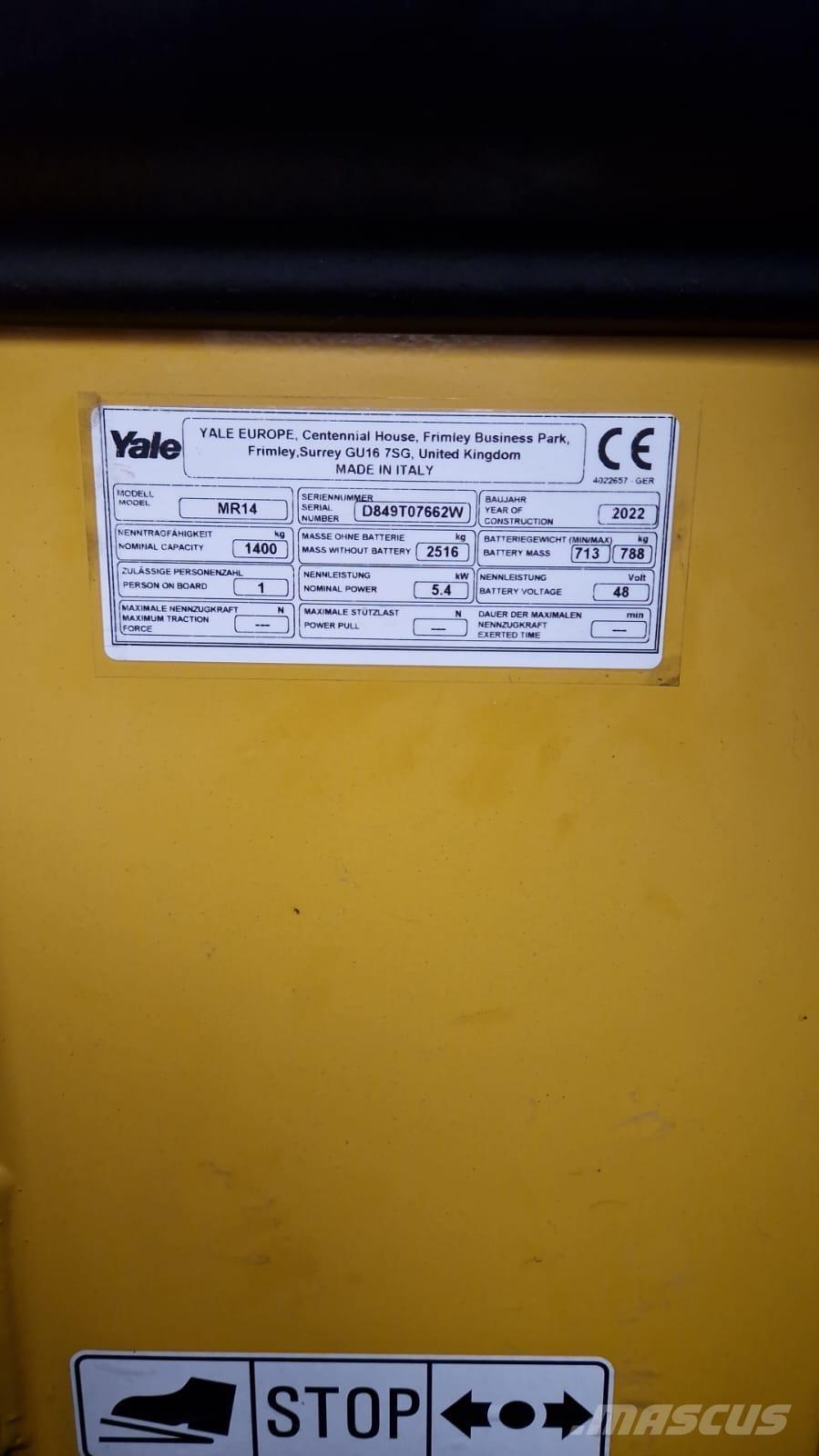 Yale MR14 Carrello retrattile