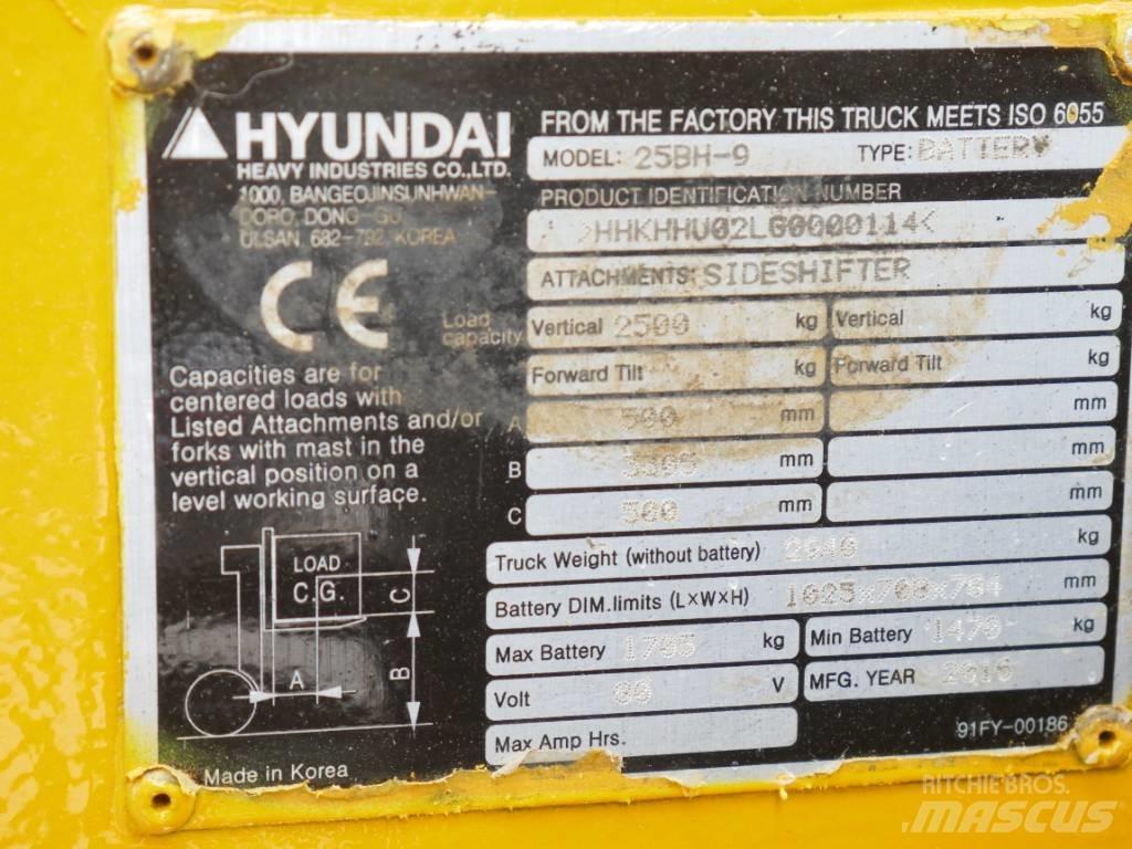 Hyundai 25 BH-9 Carrelli elevatori elettrici
