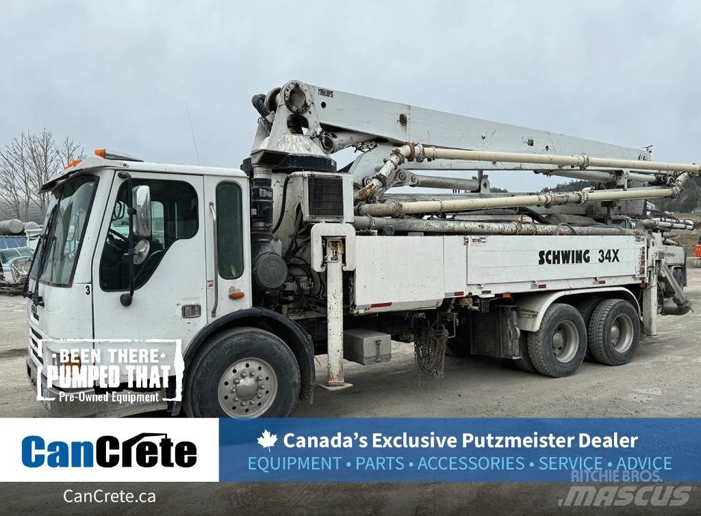 Schwing 34x Autopompe per calcestruzzo