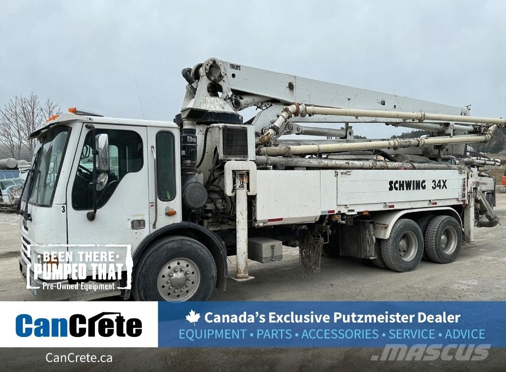 Schwing 34x (#1019) Autopompe per calcestruzzo