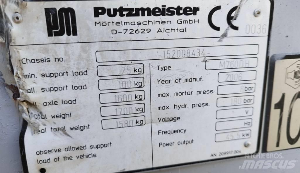 Putzmeister 760 Pompe per sottofondi