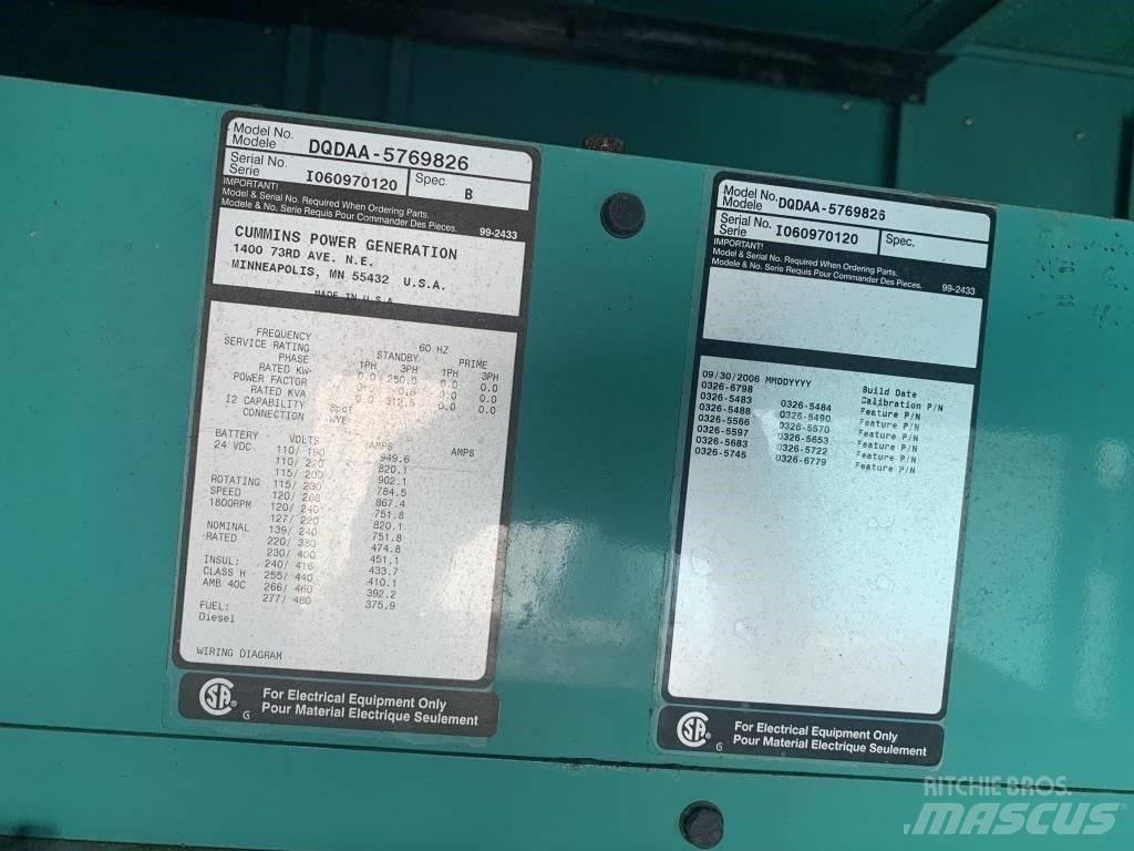 Cummins QSL9 Generatori diesel