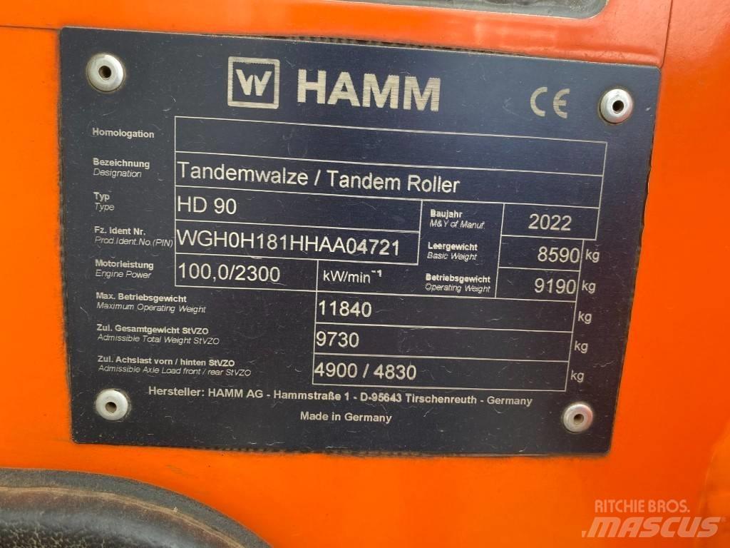 Hamm HD 90 Rulli a doppio tamburo