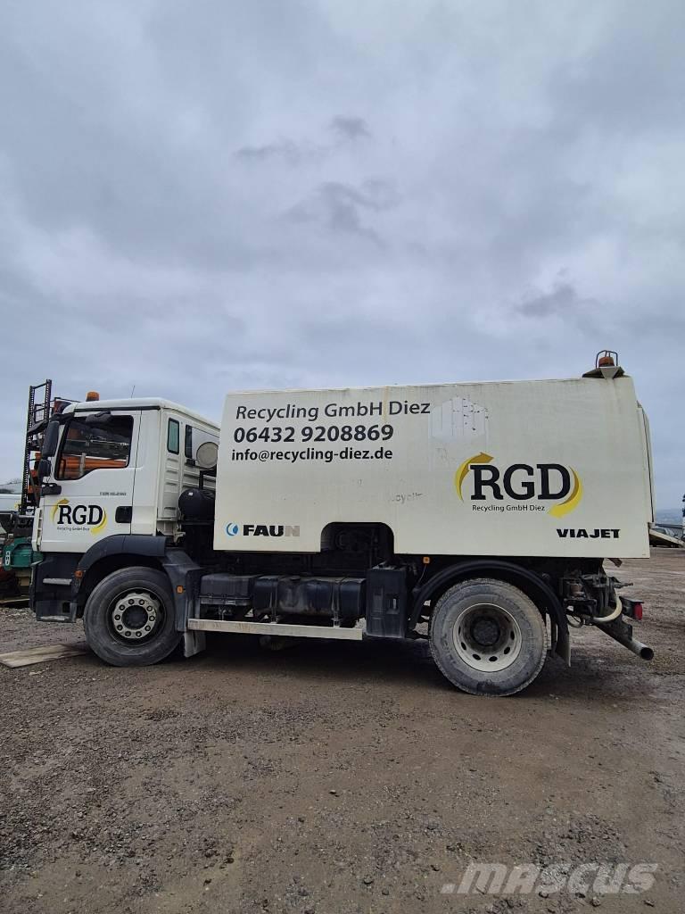 MAN TGM 18.290 Autocarro spazzatrice