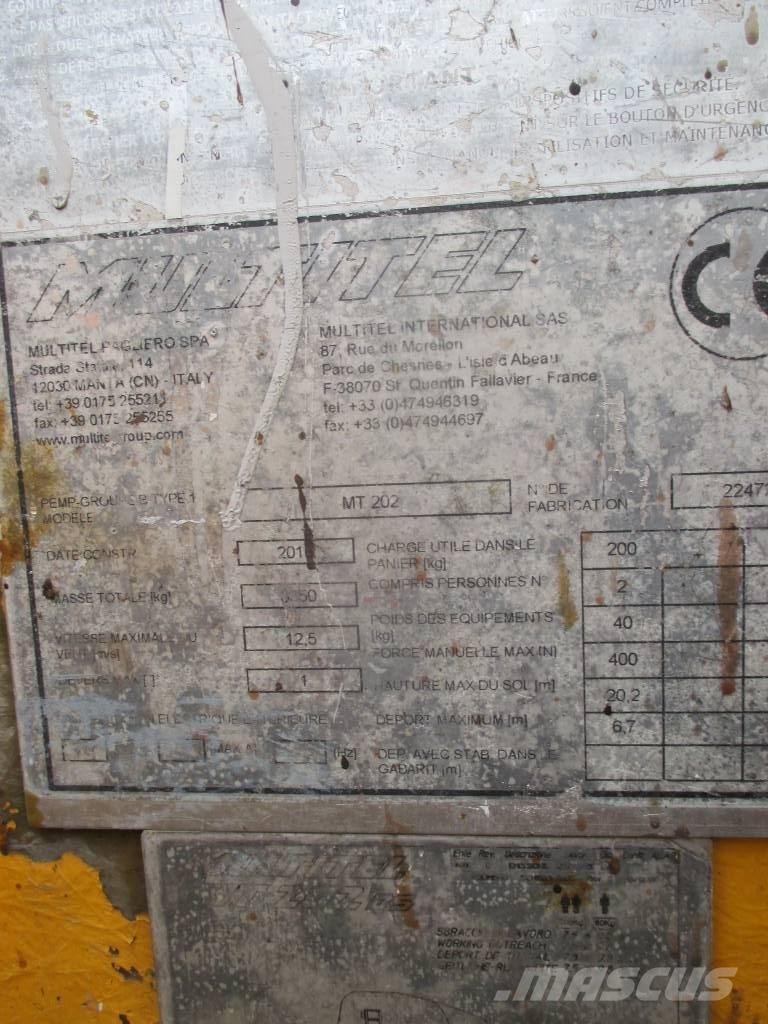 Multitel MT 202 Piattaforme autocarrate