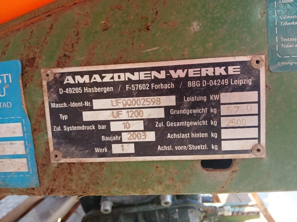 Amazone UF 1200 15m Irroratori montati
