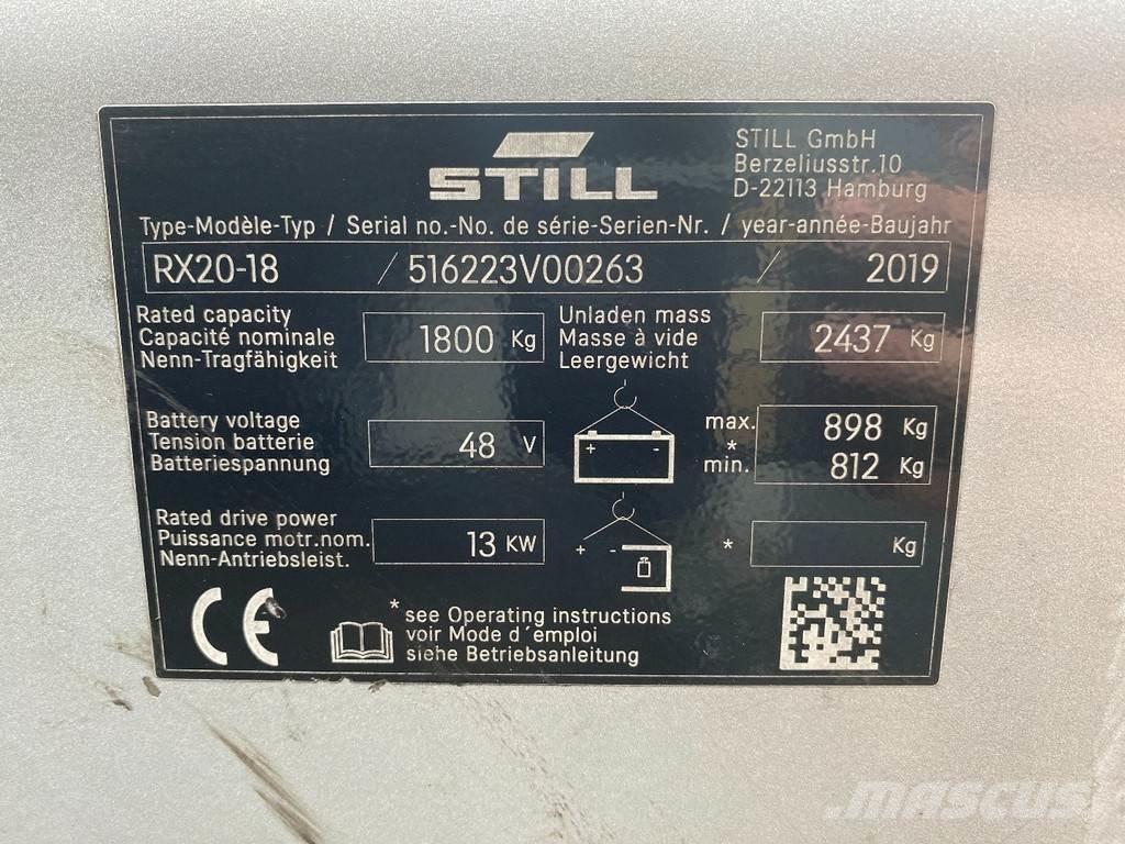 Still RX20-18 Carrelli elevatori elettrici