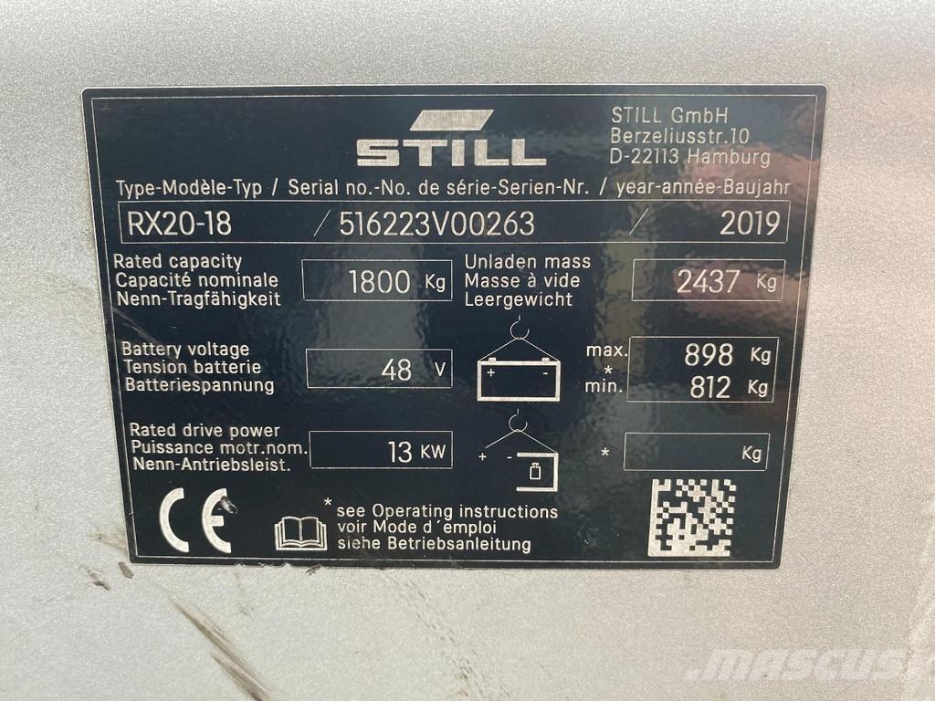 Still RX20-18 Carrelli elevatori elettrici