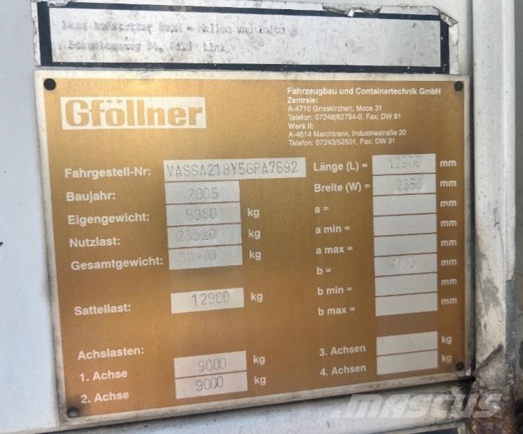 Gföllner SPL2 Semirimorchio a pianale