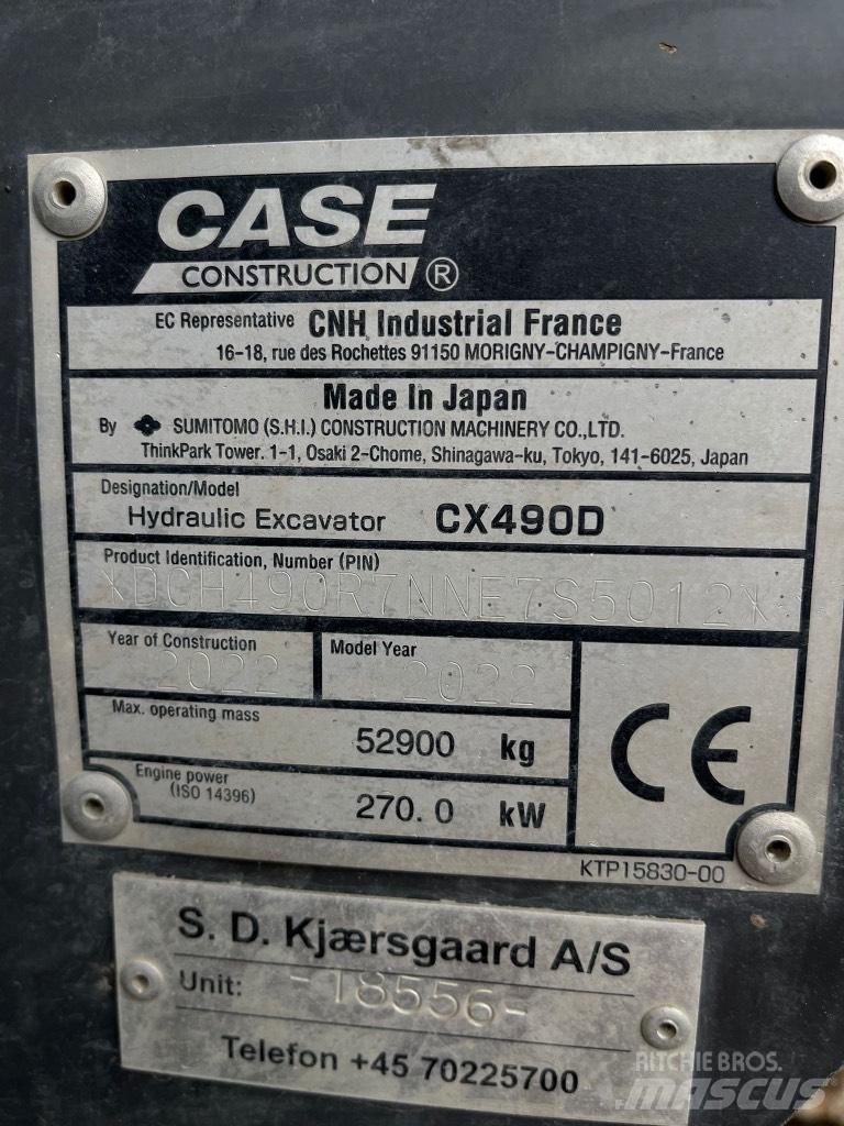 CASE CX 490 D Escavatori cingolati
