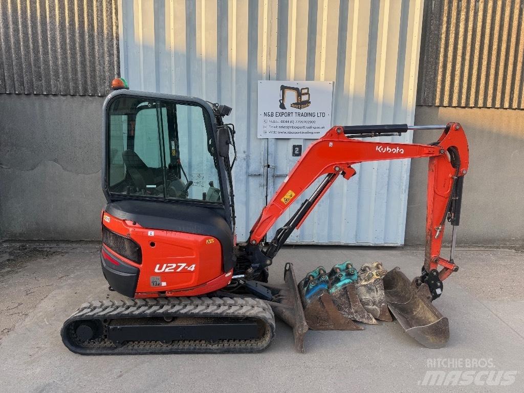Kubota U 27 Miniescavatori