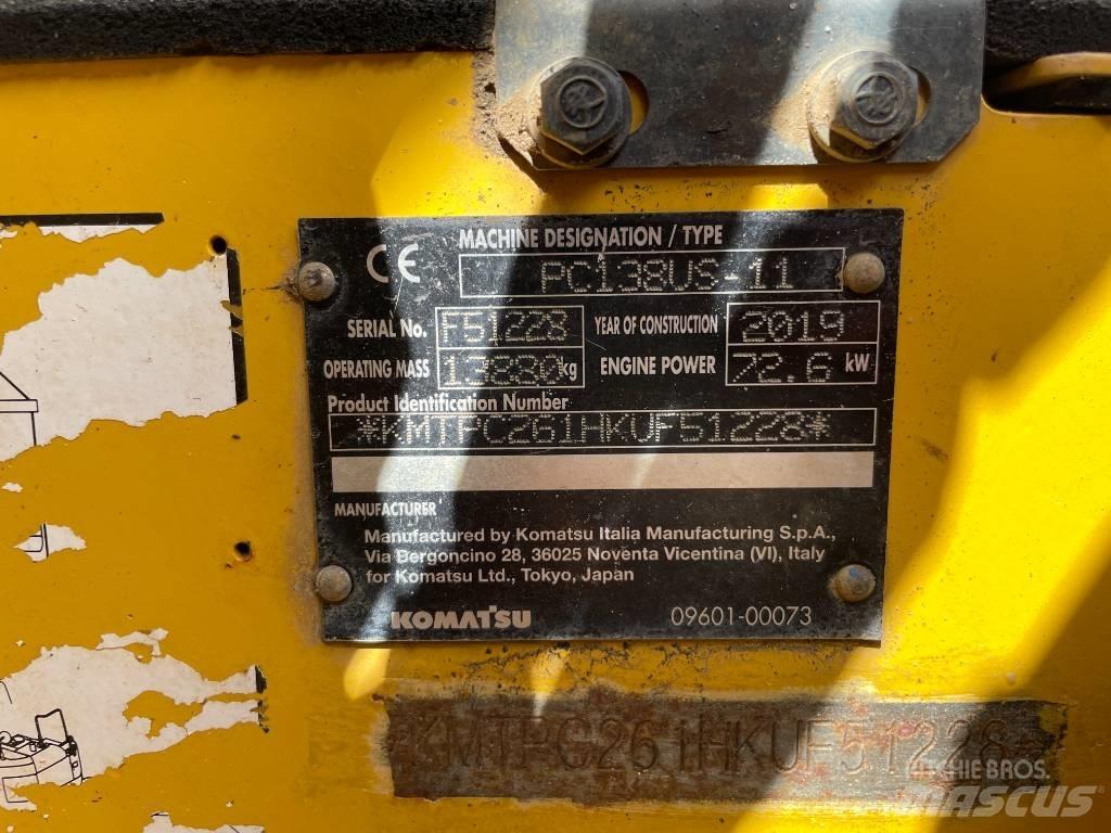 Komatsu PC 138 US-11 Escavatori cingolati