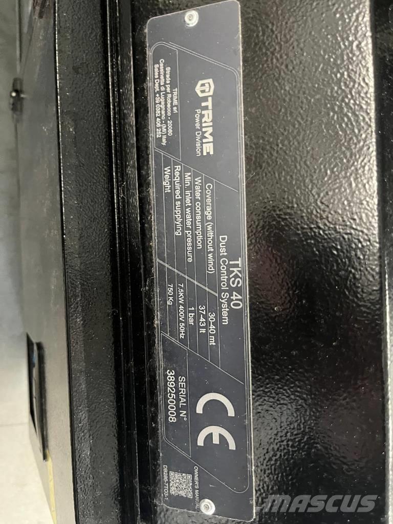 Trime TKS-40 SKID Sistemi di nebulizzazione