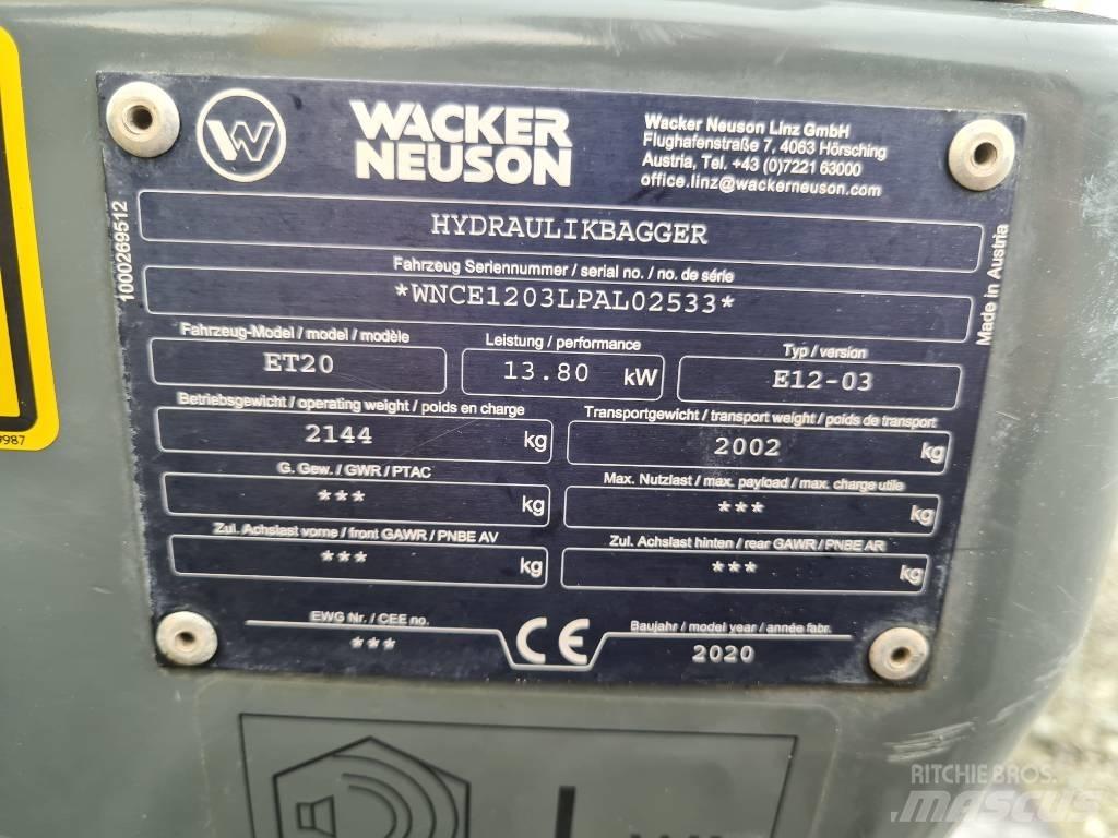 Wacker Neuson ET20 Escavatori cingolati