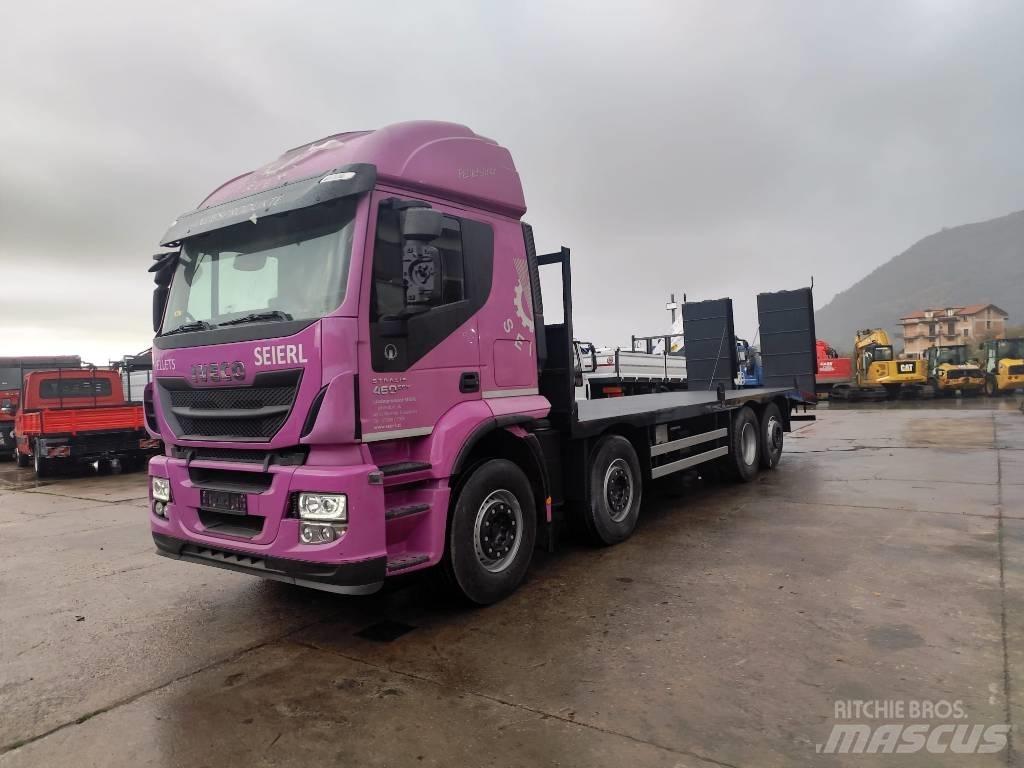 Iveco STRALIS 320S46 Autocarro pianale / argano