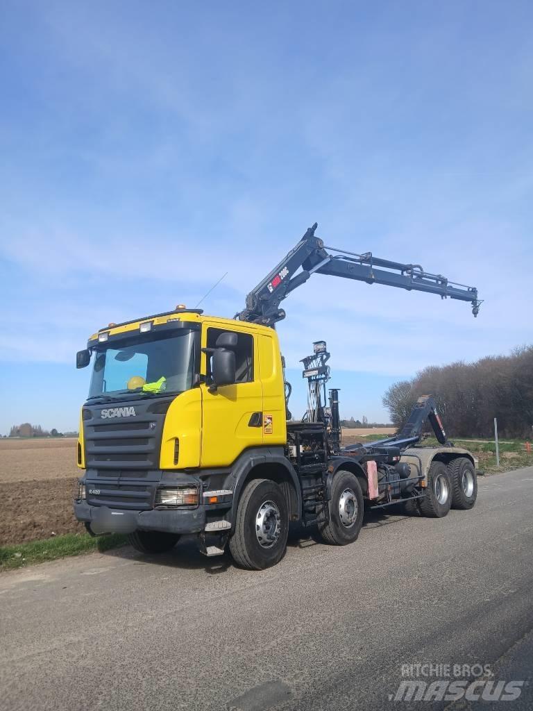 Scania R 420 Camion con gancio di sollevamento