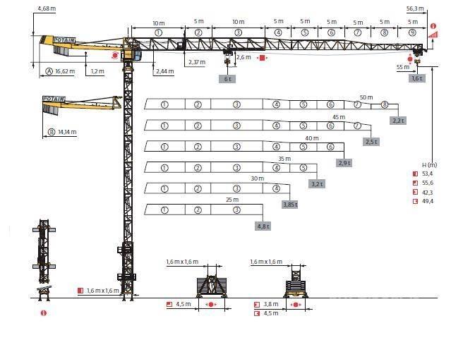 Potain MDT 128 Gru a torre