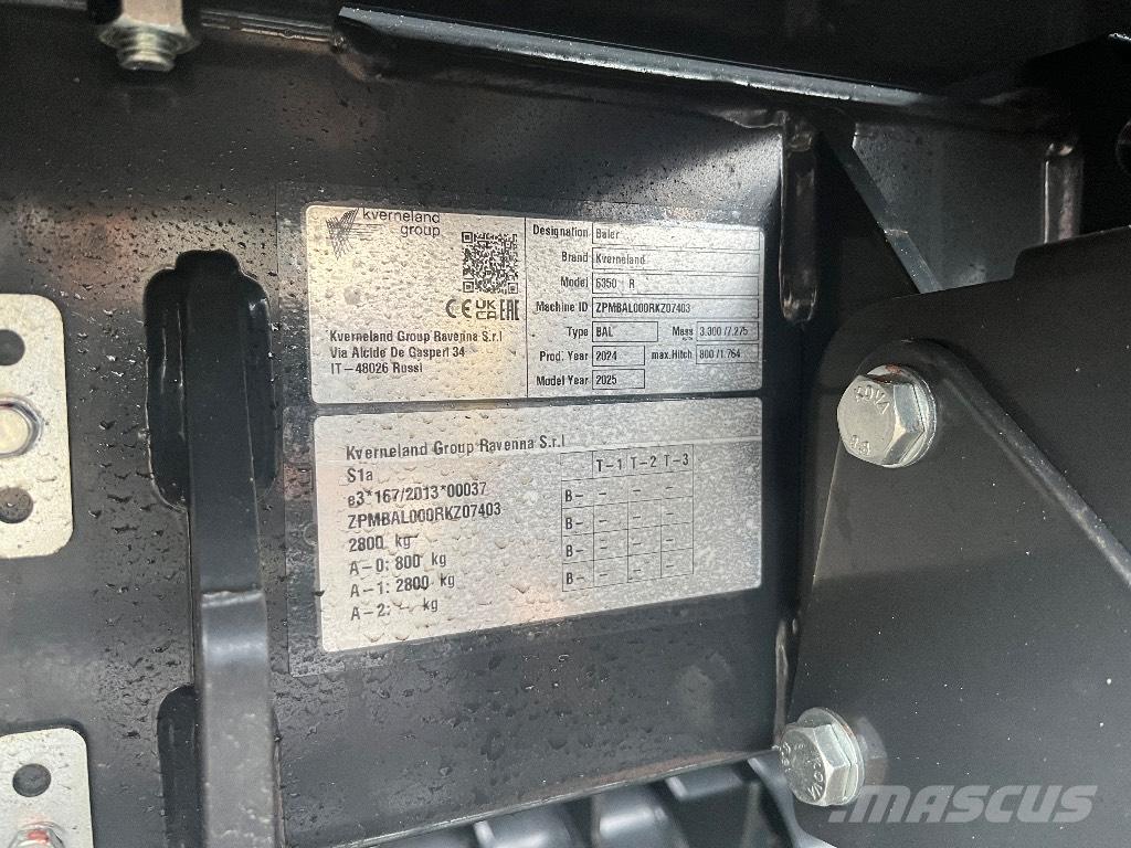 Kverneland 6350R Rotopresse