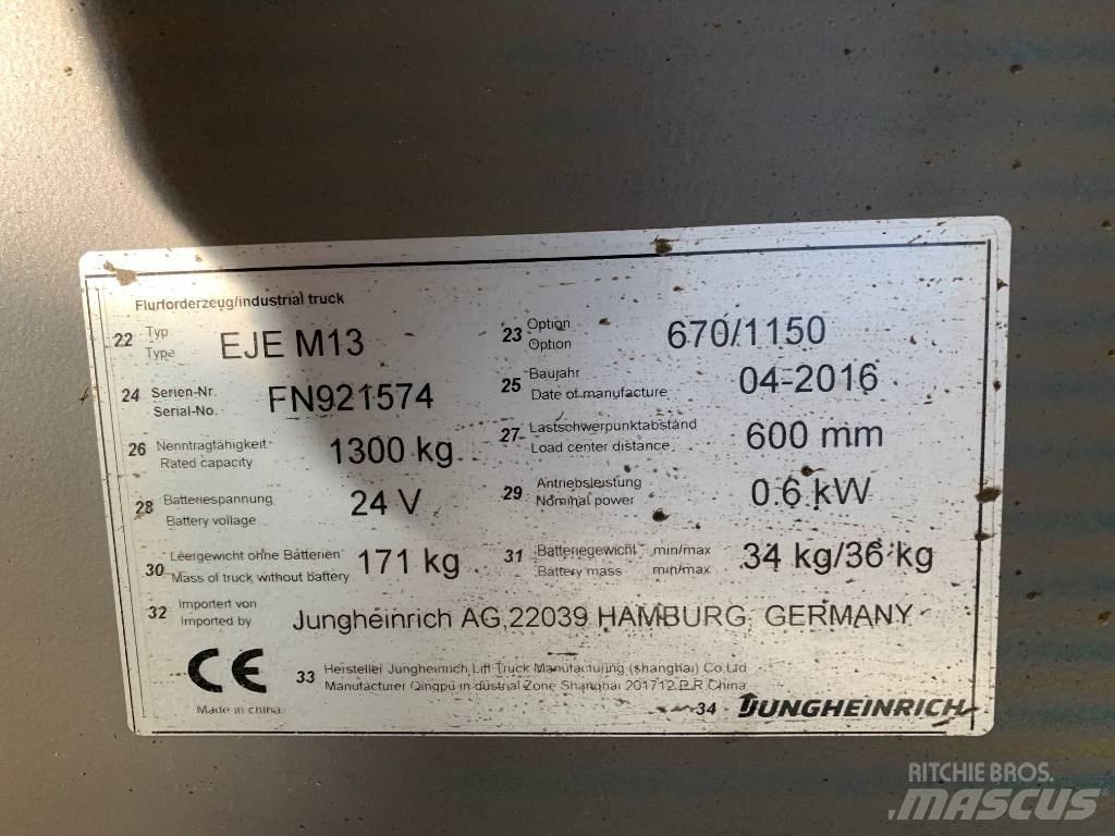 Jungheinrich EJE M13 Transpallet manuale