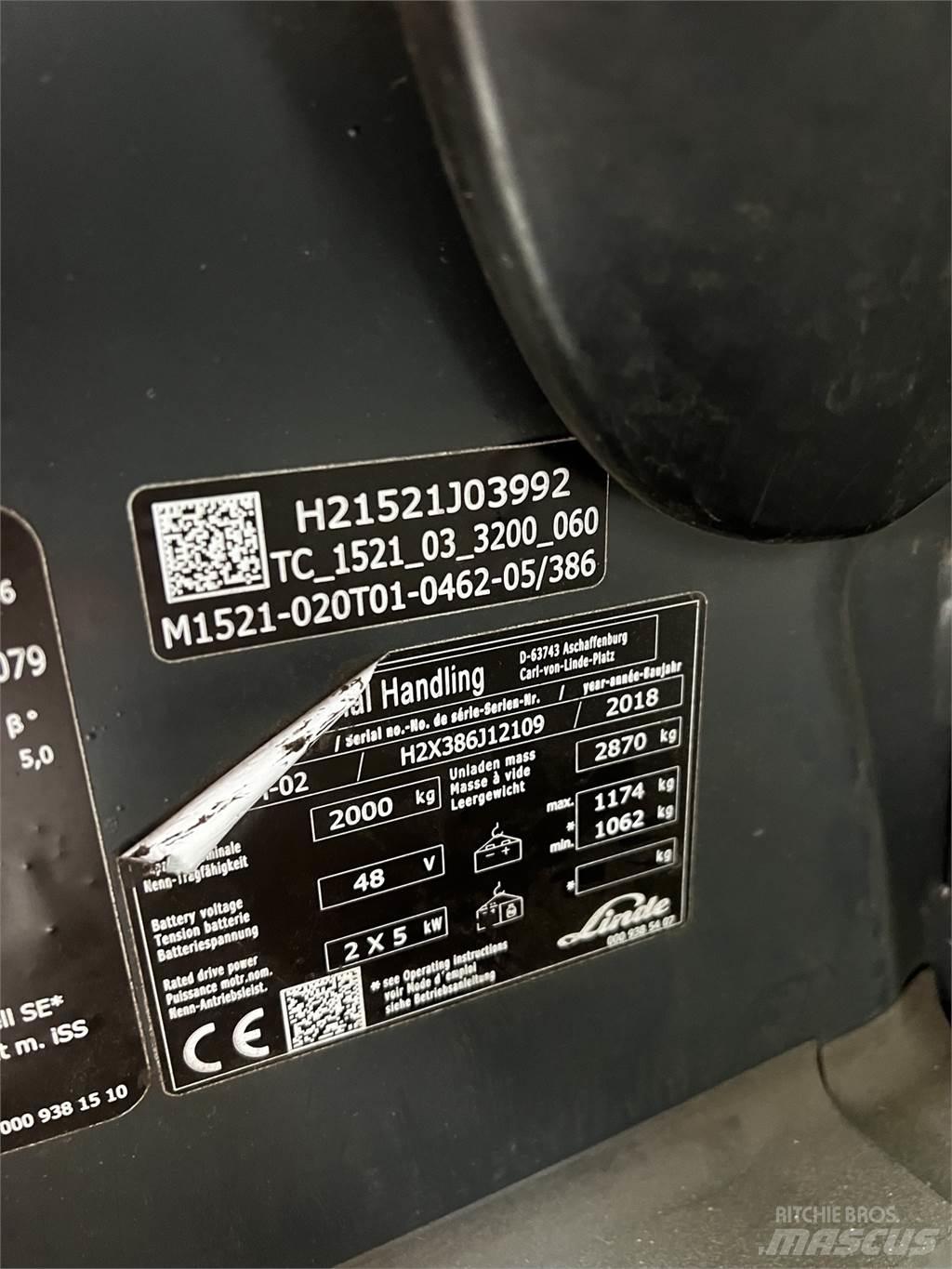 Linde E20PH Carrelli elevatori elettrici