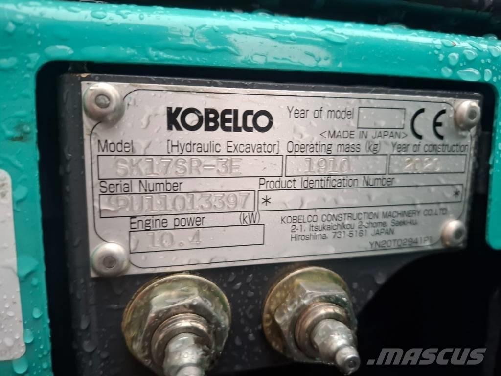 Kobelco SK 17 SR-3E Miniescavatori