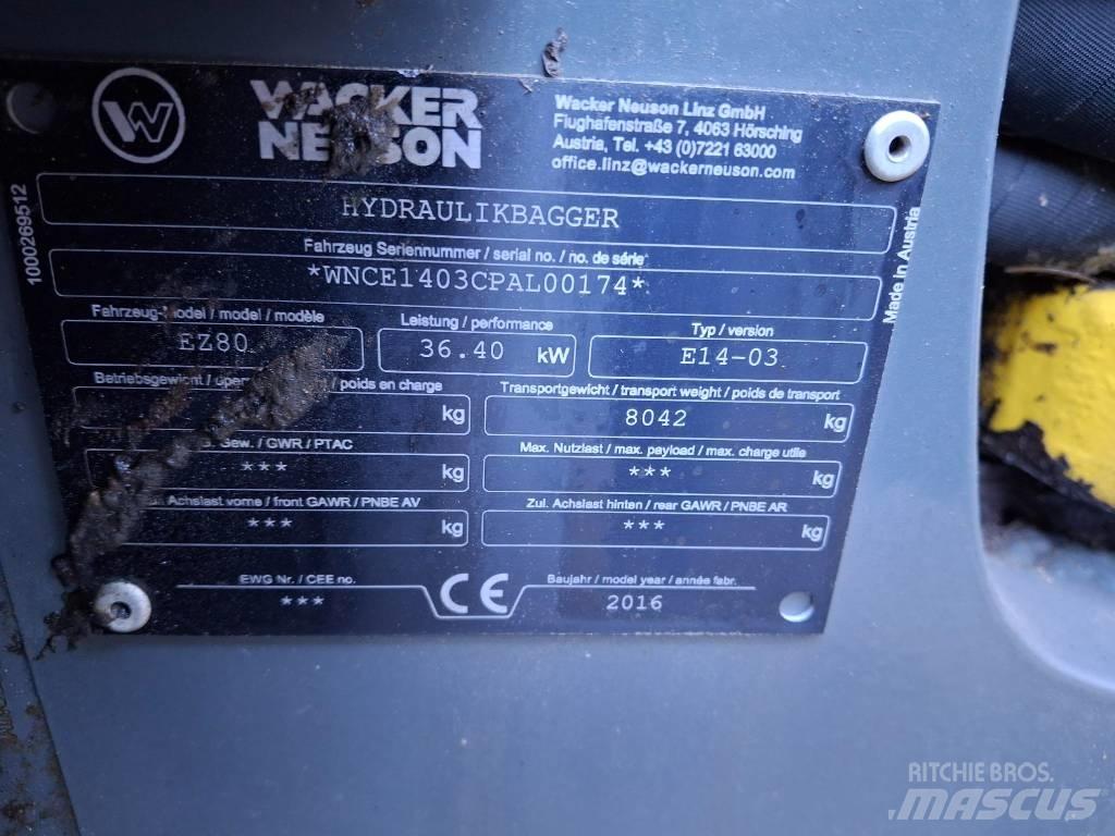 Wacker Neuson EZ 80 Escavatori medi 7t - 12t