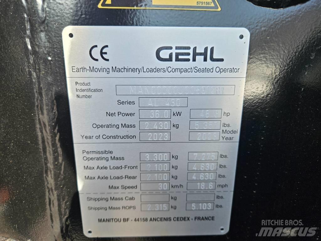 Gehl AL430 Porta attrezzi
