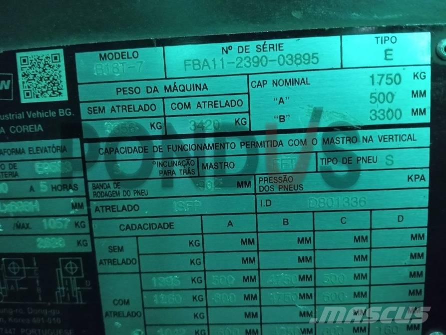 Doosan B 18 T-7 Carrelli elevatori elettrici