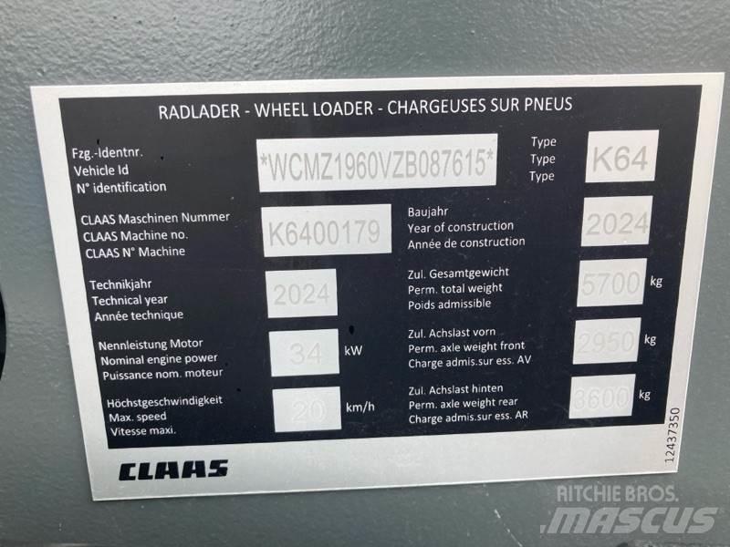 CLAAS TORION 530 Pale gommate
