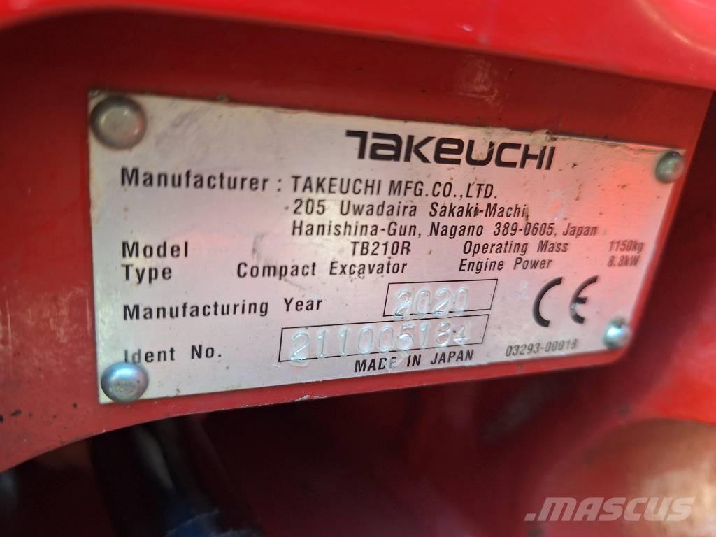 Takeuchi TB 210 R Miniescavatori