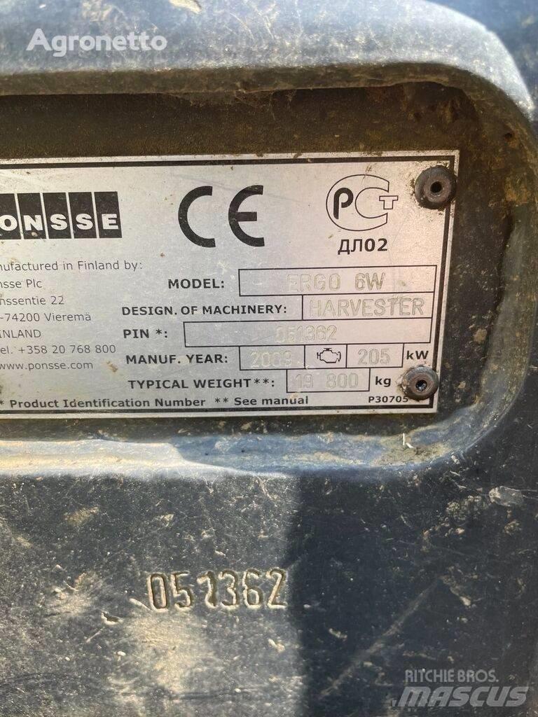 Ponsse Ergo 6W Abbattitrici, Disboscatrici